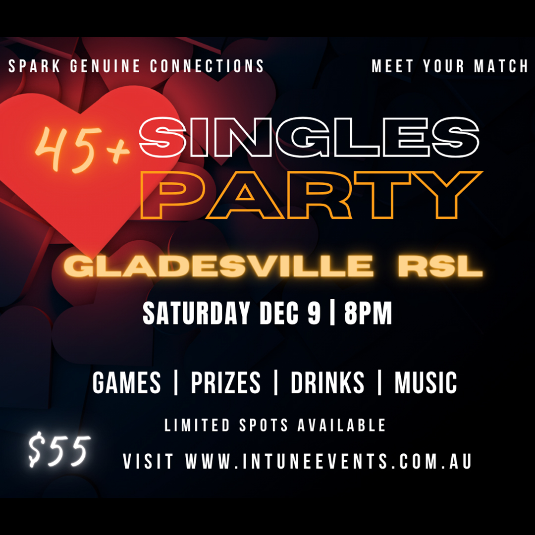 45+ singles party