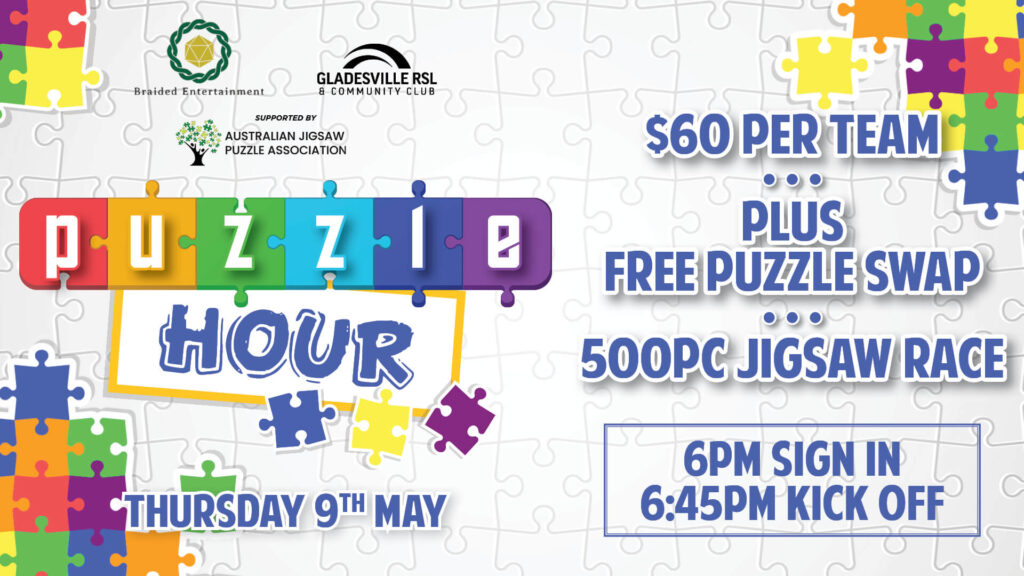 9 May Puzzle Hour